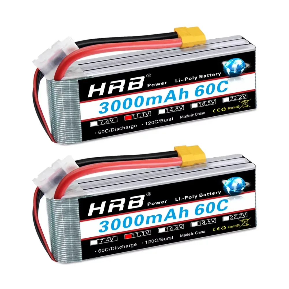 Batterie Lipo 3000 mAh avec connecteur XT60