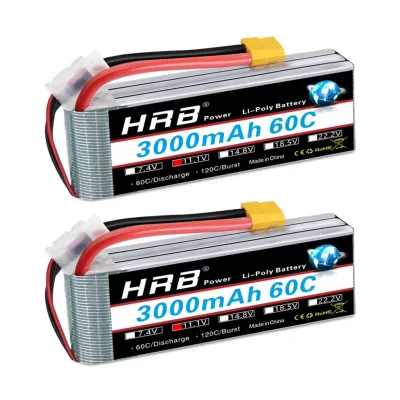 Batterie Lipo 3000 mAh avec connecteur XT60