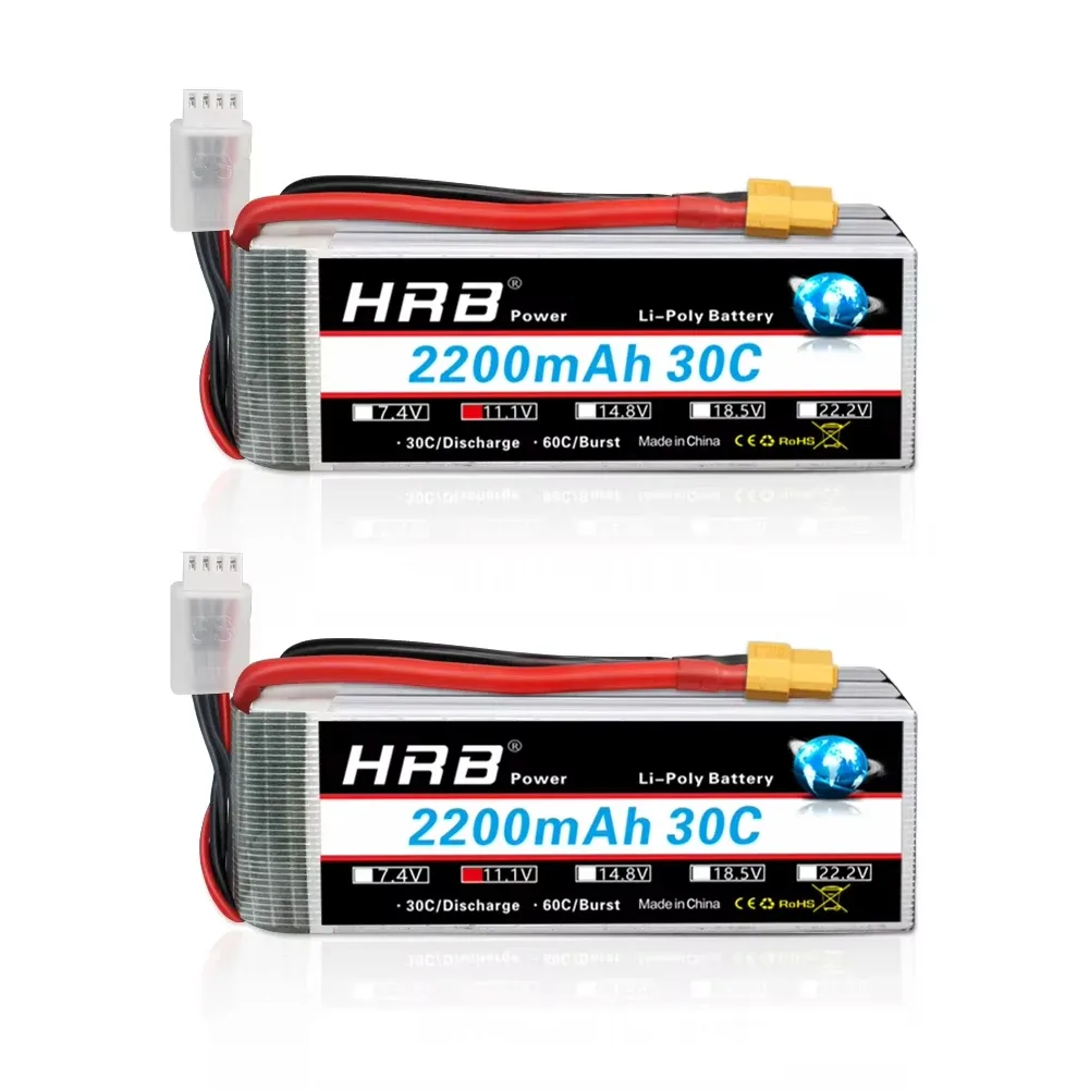 Batterie LiPo 3S 11,1 V 2200 mAh, prise XT60
