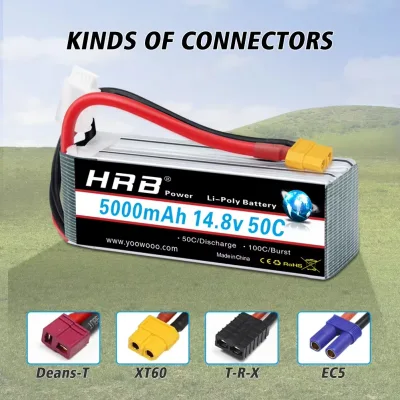 Batterie LiPo 4S 14,8 V 5000 mAh, prise XT60 – image 3