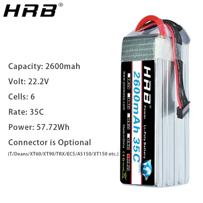 Batterie LiPo 6S 2600 mAh 22,2 V pour modèle RC – image 3