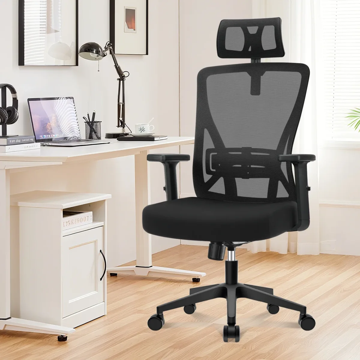 Chaise de bureau ergonomique en maille