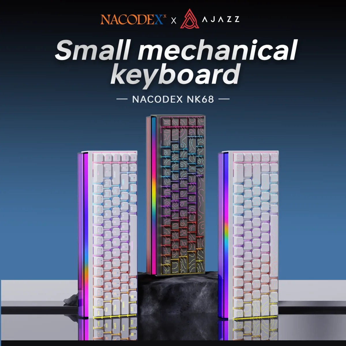 Clavier mécanique filaire 68 touches USB