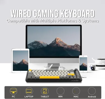 Clavier mécanique filaire USB à touches PBT – image 2