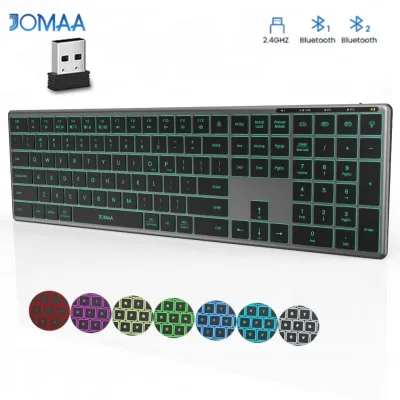 Clavier sans fil rétroéclairé pleine taille