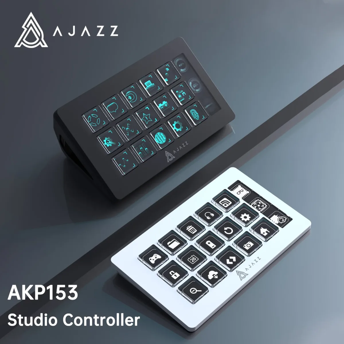 Mini-clavier filaire à 15 touches LCD
