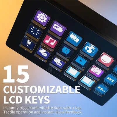 Mini-clavier filaire à 15 touches LCD – image 3