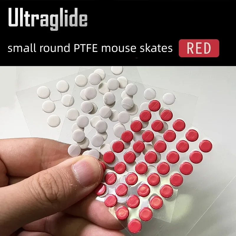Patins de souris en PTFE à points ronds
