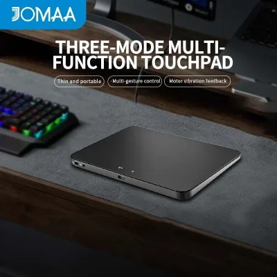 Pavé tactile Bluetooth noir rechargeable – image 2