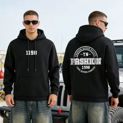 Sweat à capuche épais doublé polaire