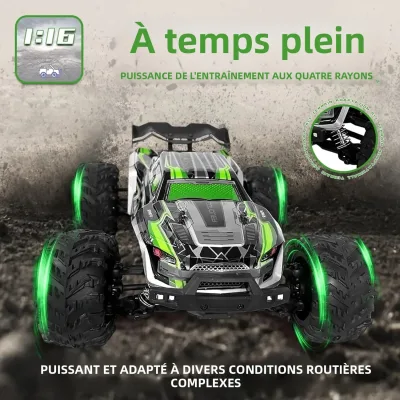 Voiture télécommandée 4 roues motrices 1:16